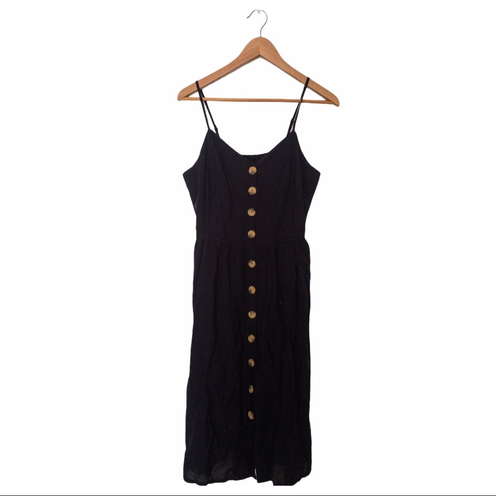 SHEIN Strappy Navy Blue Summer Dress